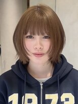 ロンドリメゾン 原宿(Lond re Maison.) オリーブグレー/ボブ/顔周り/小顔/レイヤー/髪質改善/原宿21