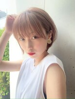 サンドパールス 仙台店(sand PALCE) 髪質改善/大人ガーリー/似合わせカット/ショートボブ前髪/仙台
