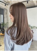 レイヤーロング*レイヤーカット*髪質改善 *ブリーチなしベージュ