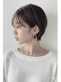 20代30代40代50代/大人ハンサムショート/グレージュ/白髪ぼかし