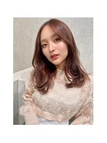 アッシュ 二子玉川店(Ash)&nbsp;くびれヘア/シースルー/デザインカラー/二子玉川