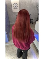 アグ ヘアー ロッツォ 清水町湯川店(Agu hair Lotso)&nbsp;【担当:佐藤】セルフブリーチ毛を綺麗な深みレッドに！