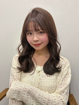 コタン(COTAN) ベージュブラウン×くびれ巻き.10代〈中路〉