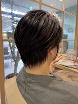 カシータフロル 岐阜店(Casita flor)&nbsp;岐阜/ベリーショート/白髪ぼかし/ショートカット/30代/40代/50代