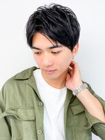 グルーミングサロン バーバー キャッスル 北浦和西口(Grooming salon Barber Castle)&nbsp;斜めバング刈り上げない黒髪メンズカット10代20代30代p1北浦和