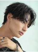 札幌フェザーショートフェザーパーマセンターパートウルフゆるめ