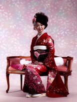 ヘアメイクサロン アース(hair make salon EARTH)&nbsp;日本髪風かわいいモリアップ