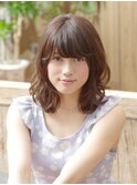 【neutral吉祥寺】大人かわいいほつれウェーブのひし形フォルム