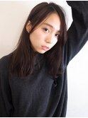 〔people〕無造作でナチュラルなミディアムヘア