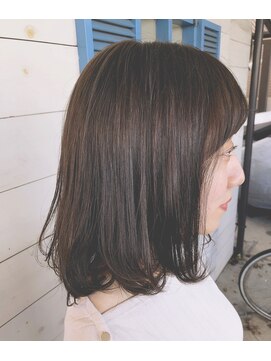 ヒマワリ(HIMAWARI) グレージュ 透明感カラー ミディアム