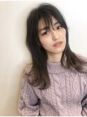 ストレートレイヤーボブ【オーガニックシダーアッシュカラー】