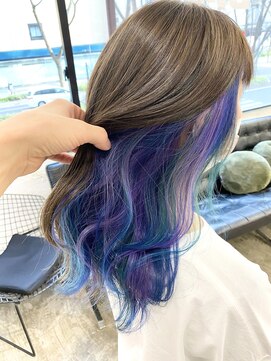 ディーカヘアーセンダイ(Di KA HAIR sendai) インナーカラー/ユニコーンカラー/グレージュ