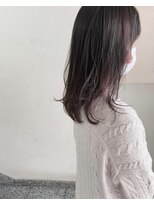 キャンバス バイ ネオリーブ 横浜西口(Canvas by neo.)&nbsp;伸ばし中セミロングレイヤーダークアッシュ◎sk