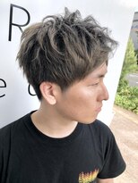 アーチ ブランチ 岡山北長瀬店(ARCH) 【ARCH 竹田】ツーブロックアップバンク　アッシュグレー