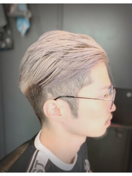 ヘアーラウンジ アルテ(hair lounge arte) ハイトーン×オールバック