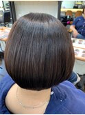 ショート/ミニボブ/髪質改善/ダークブラウン*三軒茶屋駅