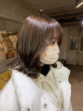 ロイジー(roijir) 表参道 roijir ブリーチ無し×アッシュベージュ