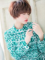 クオーレ ヘア アンジュ 水戸店(CUORE HAIR ange)&nbsp;水戸/イルミナカラー/ベビーバング/ショコラベージュ/ボブルフc