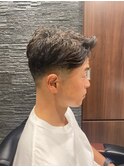 ショートふんわりパーマスタイル/メンズカット/barber