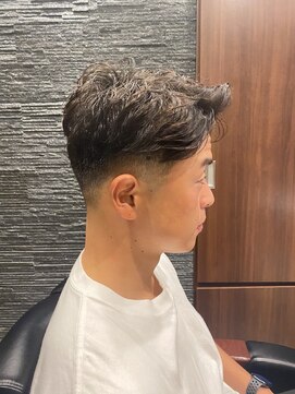 プレミアムバーバー 目黒店(PREMIUM BARBER produce by HIRO GINZA) ショートふんわりパーマスタイル/メンズカット/barber