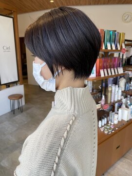 サラビューティーサイト 志免店(SARA Beauty Sight) 30代40代大人可愛いショートボブ☆山之内