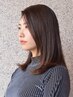 顔回り縮毛（前処理・後処理Tr付）+カット+贅沢3STEPトリートメント　9500円