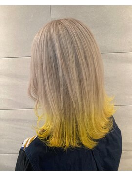 リー 京橋(Lee) 【Lee京橋】ミディアム×裾イエロー