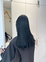 ヘアサロン ガリカ 表参道(hair salon Gallica)&nbsp;【miko】地毛風カラー/暗髪ブルー/グレージュ/オリーブベージュ