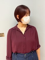 オズ 郡山桑野店(OZ)&nbsp;イメチェンハッシュカットフルバング似合わせレッドブラウン