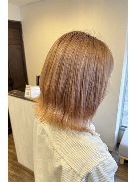 ディアバースデー(Dear Birthday) ピーチオレンジ/ピンクベージュ/ブリーチカラー/髪質改善