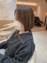 ロンド エスポワール 錦糸町(Lond espoir)&nbsp;【澤口】丸型切りっぱなしボブ美髪ピンクブラウンエアリー