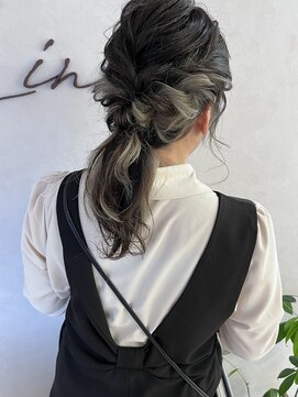 リンク(Link) ローポニー/アレンジ/お呼ばれ/結婚式/二次会/ヘアセット/早朝