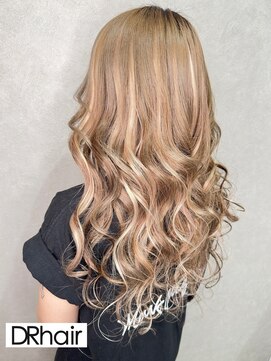 ディーアール(DR) ダメージレス！プルエクステでハイトーンスタイル#盛岡#盛岡市