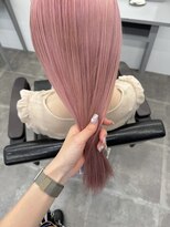 ペレ 栄店(PELE)&nbsp;デザインカラー/レイヤーカット/ウェットヘア/オリーブベージュ