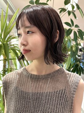 ピークアブー アヴェダ アトレ恵比寿(PEEK-A-BOO AVEDA) □切りっぱなしボブ/コテ巻きアレンジ/簡単スタイリング