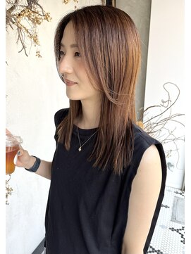 ディレクト(Direct) 《Direct》顔まわりカット×美髪ストレート