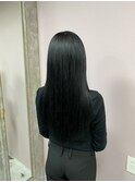 プルエクステロング黒髪10代20代