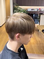 チャンピオン マッシュ×ミルクティーベージュ(ブリーチ2回)
