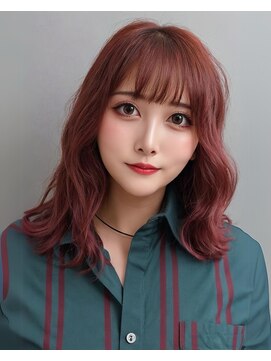 レボル(REVOL) ボルドーカラー☆推し活推しカラーハイトーンカシスカラーオタク