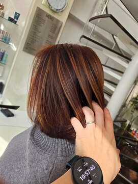 榮美容室 本店 ワンレングスボブ