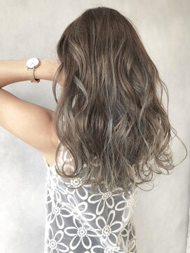 プログレス 中野店(PROGRESS) 白髪ぼかしハイライト[エアリーロングピンクブラウン]