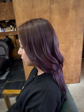 ロルド シェリ(Rold Cheri) 【山本智文】ラベンダーハイライトレイヤーカット