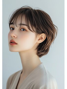 ピーチ バイ ニューヨークニューヨーク(a Peach by NYNY) 大人可愛い大人美人ふんわりカール小顔カットショコラアッシュ