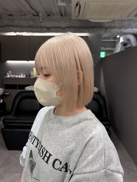 ロテ 名古屋 名駅店(Lote.) ホワイトグレージュ/デジタルパーマ/チェリーブラウン/名古屋