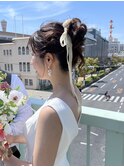 おだんごヘアアレンジ