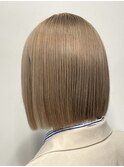 上乃裏ショートボブくびれショートイルミナカラー顔周りレイヤー