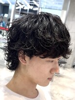 フィフスパーク(fifth PARK) 渋谷メンズマッシュウルフカットシャドウパーマ波巻きスパイラル