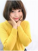 ■SOLセンター南・5-19■癒し系♪ツヤ髪小顔前下がり大人ボブ
