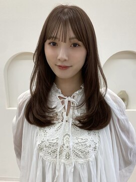 ノイ 銀座(noi) 顔周りレイヤーカットベージュカラーくびれレイヤーカット