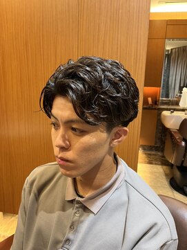 ヘアモード キクチ 銀座店 銀座　理容室　ナチュラルセンターパーマ